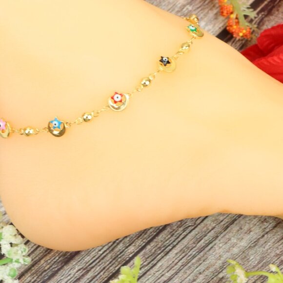 "Elegant Handmade Anklet – Delicate Jewelry for Women, MAR091940 - Picture 9 of 10